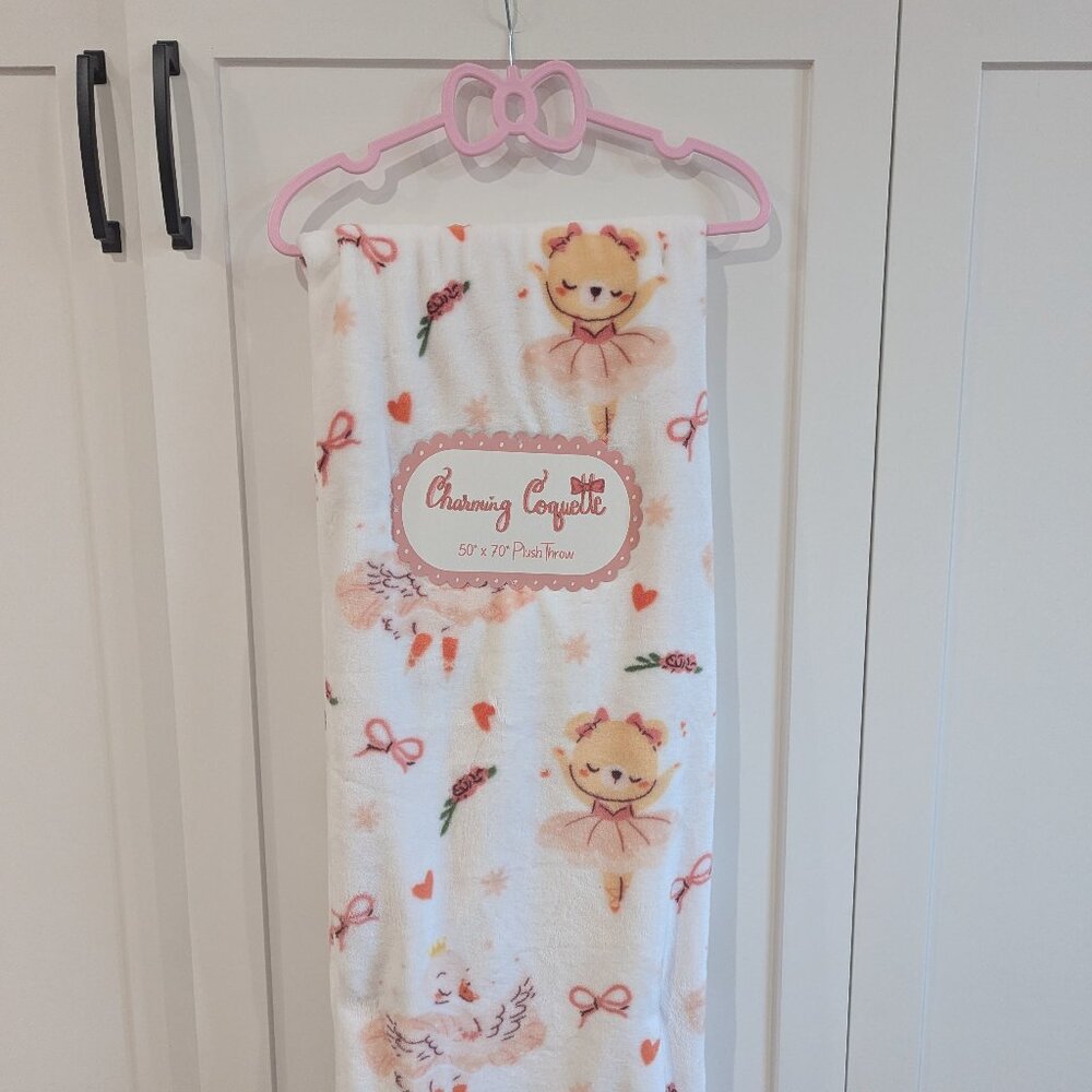 Charming Coquette 50 X 70 Plush Throw